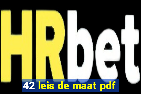 42 leis de maat pdf